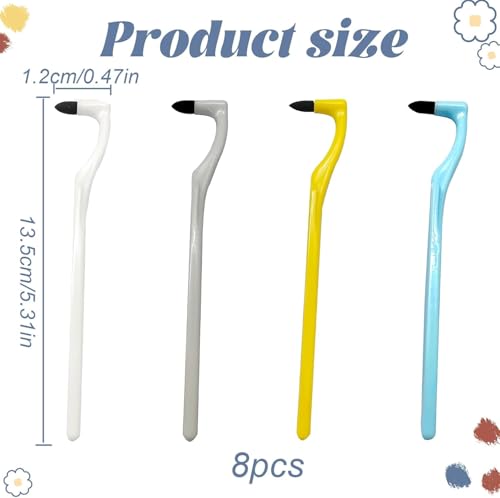 8 Stück Zahnsteinentferner,zahnstein entfernen, Zahnstein Selbst Entfernen, Zahnpolierer, Zahnbürste Teeth Stain Remover, Zahnbelag Entferner für Entfernt Verfärbungen, Plaque & Zahnstein