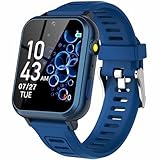 Sedzofan Smart Watch for Kids with 24 Puzzle Games HD Touch Screen Camera Video Music Player Pedometer Alarm Clock Flashlight 12/24 hr Kids Watches Gift for 4-12 Year Old Boys Girls Toys for Kid