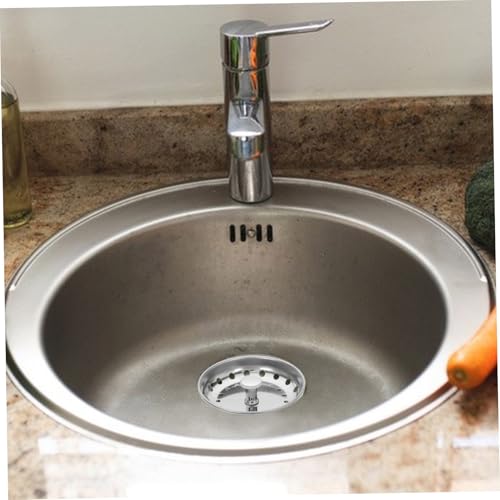 Set tapón colador para fregadero de acero inoxidable miniatura 6