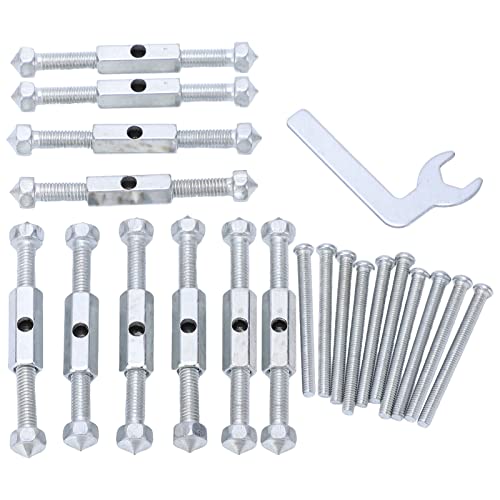 Herramienta de reparación de caja de conexiones para reparación de cajas de interruptores con puntales, pernos, llave para cajas de pared eléctricas