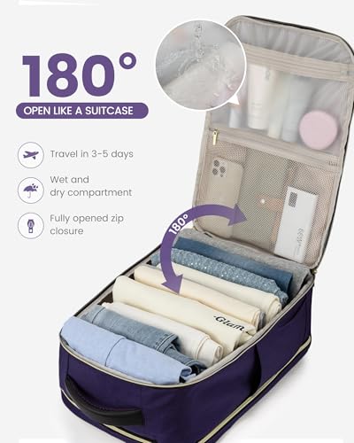 Image of LOVEVOOK 40L Travel Backpack - Carry On & Personal Item for Women & Men, Spacious & Durable with 3 Packing Cubes