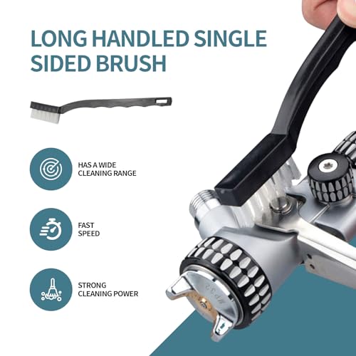 Image of Multi-Purpose Spray Gun Cleaning Kit Paint Gun Cleaning 21PCs Nylon Brushe, Mini Brushes & Needles, Metal Tube Cleaning Brush Nozzles, Spray Guns, Tattoo Equipment, etc.