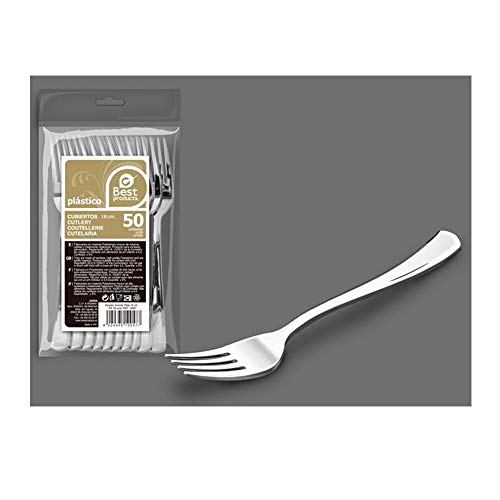 Générique Best Products - 50 FOURCHETTES Argent 18.50CM