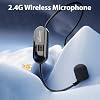 YIWEOG 2.4G Wireless Microphone Headset Working Time 6H 100ft Range Headset Mic and Handheld Mic 2 In 1 Professional Voice Amplifier Headset Microphones for Karaoke Speaker Amplifier PA System Teachin #5