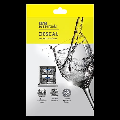 Image of IFB essentials Descal for Dishwashers | Removes Limescale & Hard Water Build-Up | Improves Cleaning Performance | Suitable for All Dishwashers