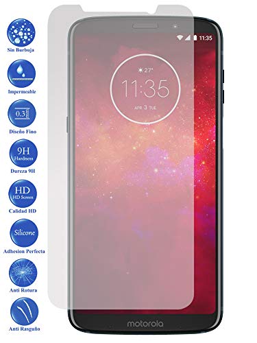 Todotumovil Protector de Pantalla Motorola Moto Z3 de Cristal Templado Vidrio 9H para movil