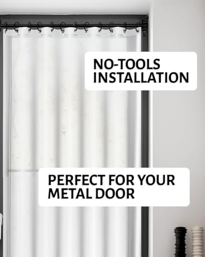 Skywin Suporte de toalha magnético para geladeira – pacote com 2 porta-toalhas, barra magnética de toalha, com comprimento ajustável – cabe em toalhas e facilmente anexável (preto)