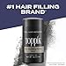 Toppik Hair Building Fibers, Gray, 0.11 oz Fill In Fine or Thinning Hair, Instantly Thicker, Fuller Looking, 9 Shades for Men & Women, Keratin Protein Formula