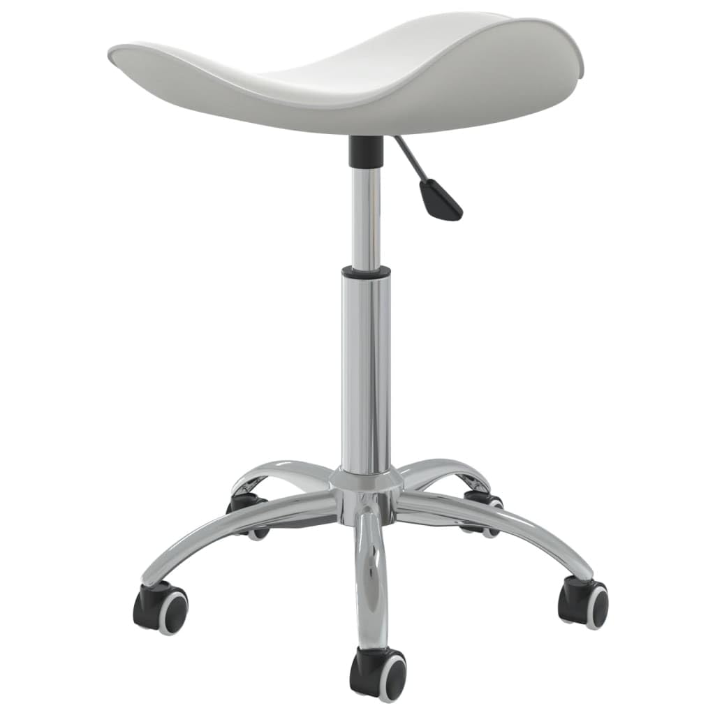 Taburete de peluquería con ruedas, de piel sintética, altura regulable, giratorio, cómodo para peluquería, salón, cosmética, peluquería, mujer, hombre, corte