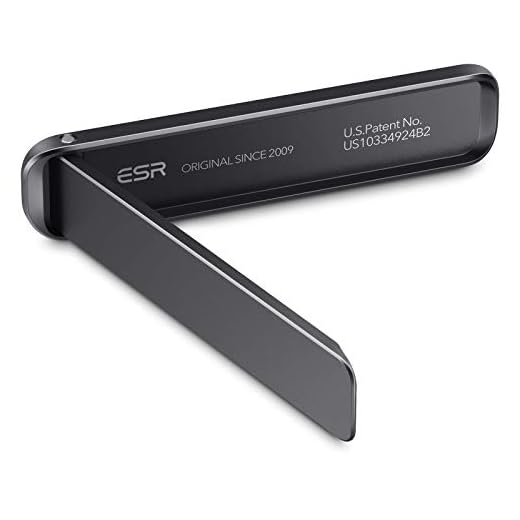 ESR Boost Phone Kickstand, Vertical and Horizontal Stand, Adjustable Angle, Compatible with iPhone 15/15 Plus/15 Pro/15 Pro Max, iPhone 14/13/12 Series, Samsung Galaxy S23/S22/S21 Series, Black