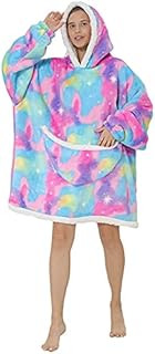 Pterygoid Oversized Blanket Hoodie,Wearable Blanket Sweatshirt Hoodie for Women and Men,Soft Sherpa FLeece Giant Hooded Oversized Double Plush Hooded Top with Warm Front Pocket