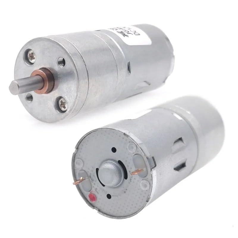 5PCS JGA25-370 DC Motor Geared 6/12/24V high Electric Gear 5/10/15/30/60/100/150/200/300/400/500/1000/1200rpm(5 5pcs,6V)