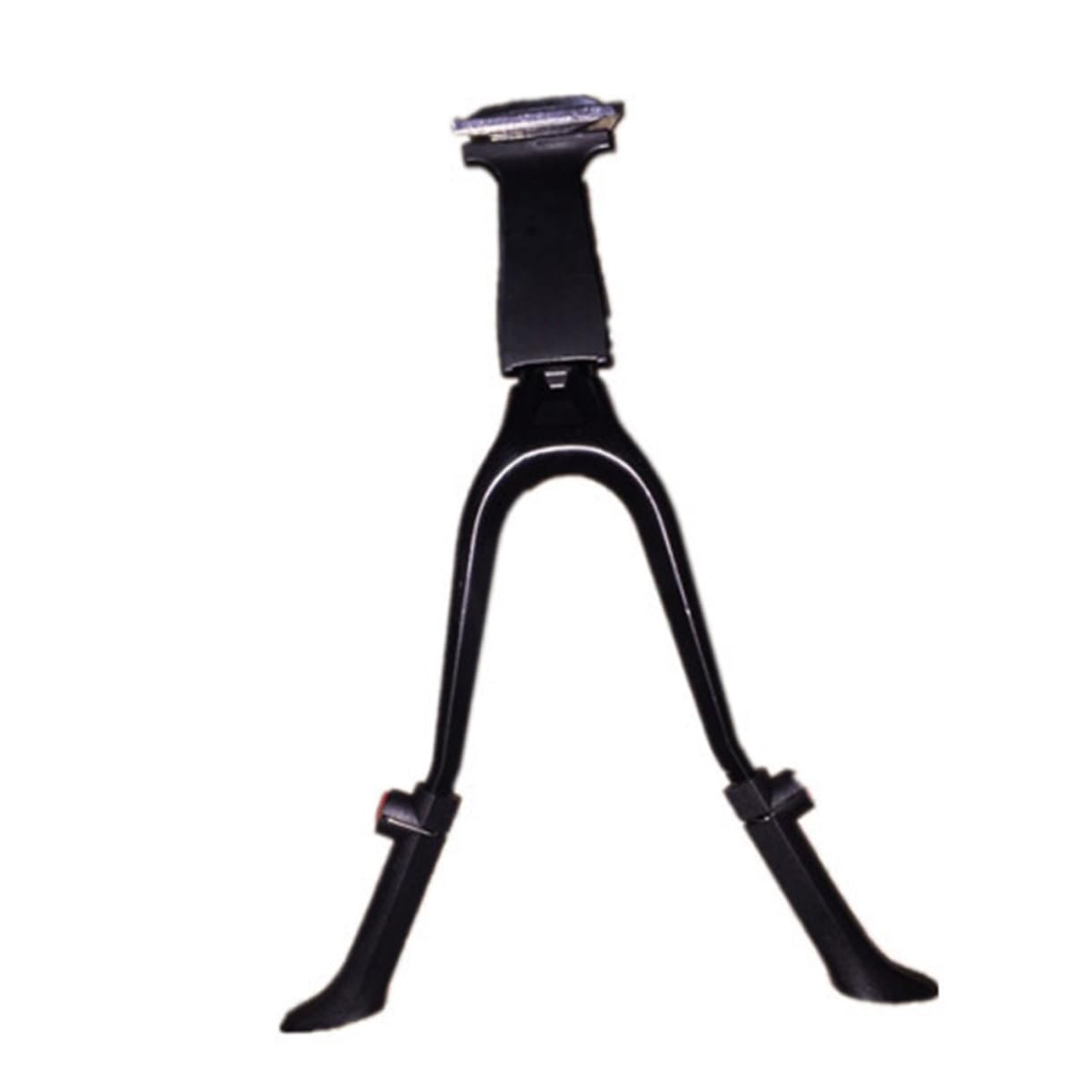 Béquille de Vélo Double Centrale Réglable pour Vélo 26 Pouces et Plus Noir