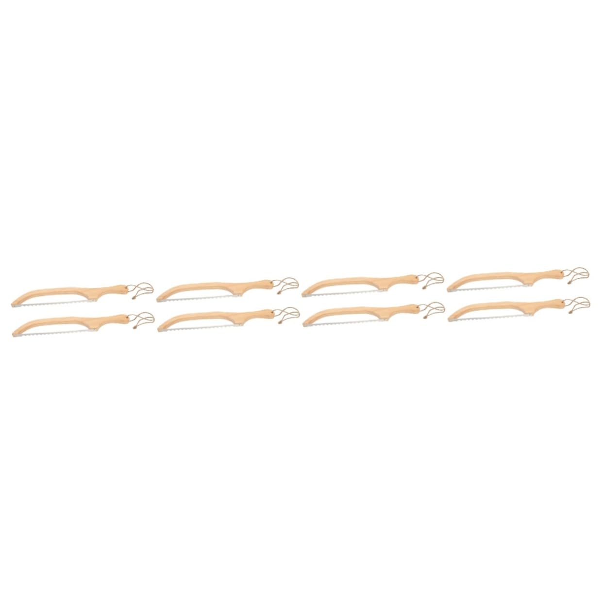 Cabilock 8piezas Cortadora De Pan De Madera y Acero Inoxidable Herramienta De Corte Para Pan Casero De Duradera y Fácil De Limpiar Para Repostería y Cocina