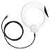 Antennas Direct ClearStream Eclipse UHF Indoor TV Antenna, Reversible, 35+ Mile Range, 4K 8K UHD, NEXTGEN TV – w/ 12 ft. Cable, Grips to Walls & Windows