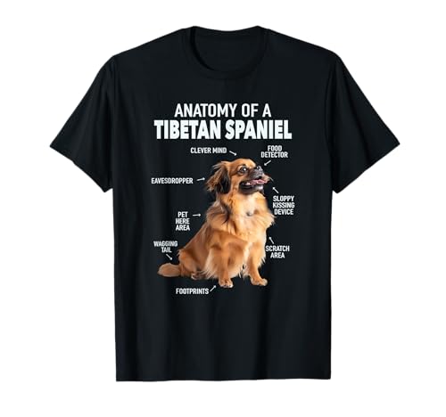 Anatomy Of A Tibetan Spaniel T-Shirt