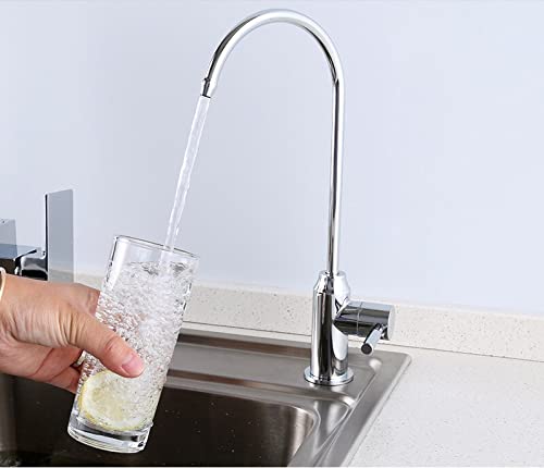 Robinet purificateur d'eau noir mat au fini Nero élégant pour osmoseur de cuisine