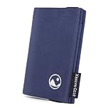XENLYN GEAR Ultr-Slim Trifold Wallet - Minimalist Fabric Card Holder with Elastic Security Band & RFID Blocking Card - Durable Water Resistant Sport Purse for Men, Hiking, Construction Work