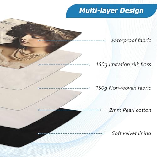 Funda Vintage para Laptop 13-14 pulgadas, Impermeable miniatura 4