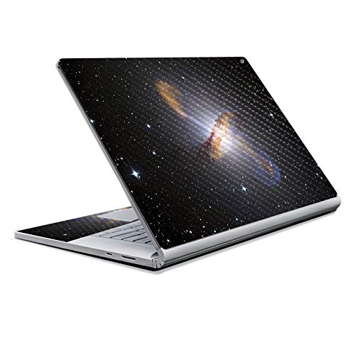 Image of MightySkins Carbon Fiber Skin for Microsoft Surface Book 2 13 inch (2017) - Centaurus,Protective, Durable Textured Carbon Fiber Finish,Easy to Apply, Remove, and Change Styles,