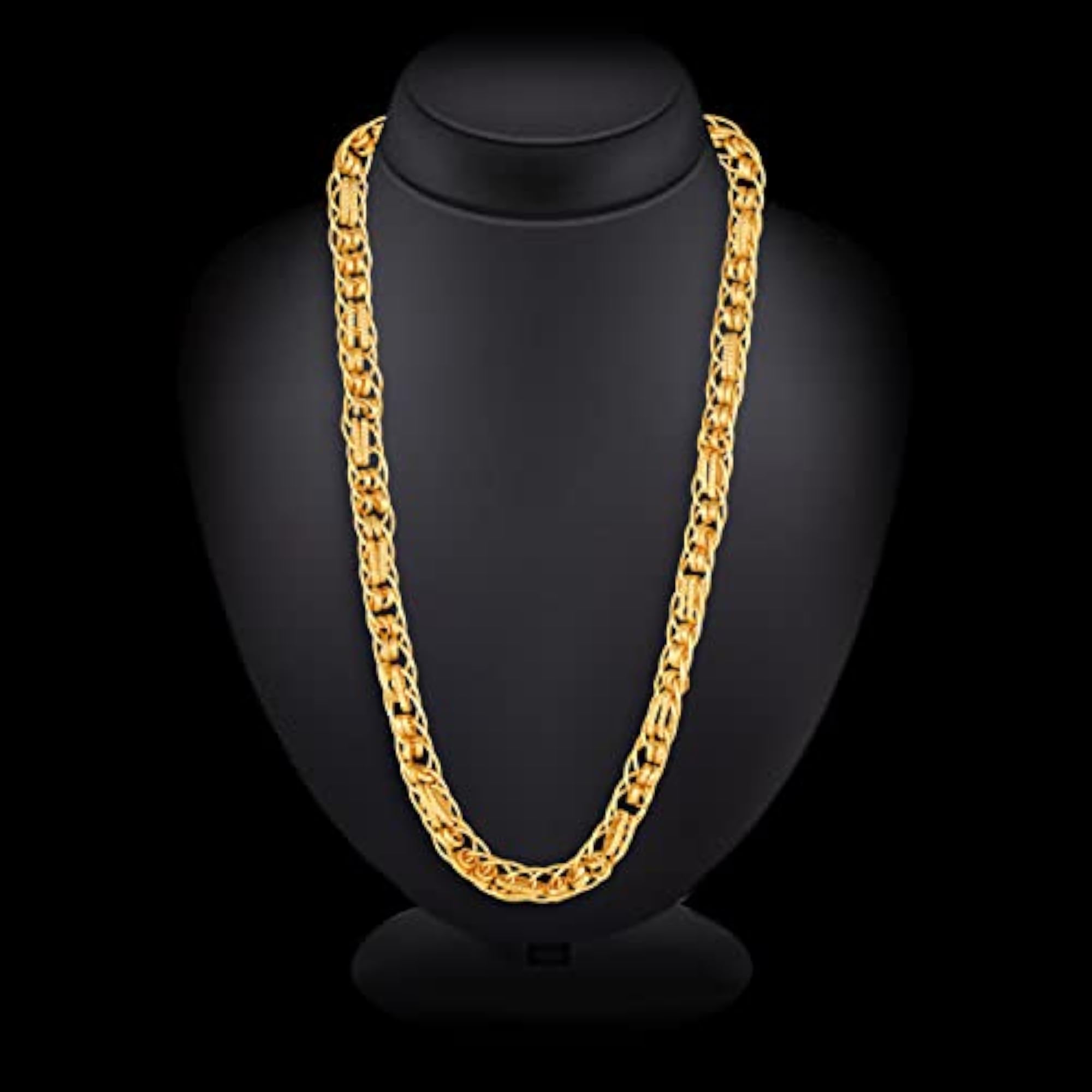 Stylish Golden 1 Gram Stainless Steel Neck Chain for Men