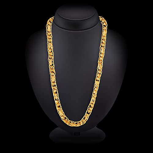 Stylish Golden 1 Gram Stainless Steel Neck Chain for Men