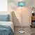 Luvkczc Blue Tables Lamp and Floor Lamp Set, Crystal Table Lamp with USB Ports+Crystal Floor Lamps Set of 2, Morden Lamps for Living Room, Bedroom, Office