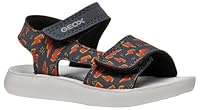Geox Baby-Jungen B LIGHTFLOPPY Sandal, Navy/Red, 24 EU