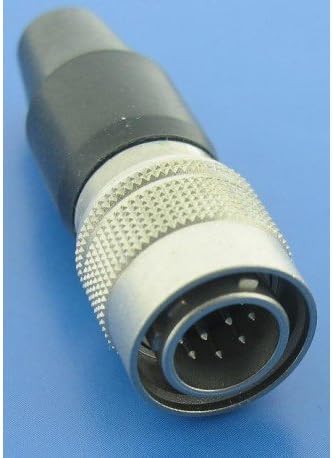 HIROSE ELECTRIC HR10A-10P-10P(73) 10 Position Free Hanging Push Pull Male Terminal Microconnector Plug - 1 item(s)