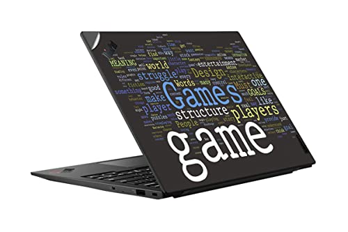 Image of GADGETS WRAP Printed Vinyl Top Only Skin Sticker Decal for Lenovo Thinkpad X1 Carbon 9th Gen - I Have No Words I Must Design