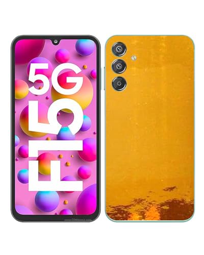 Image of Compatible with Samsung Galaxy F15 5G Skin Sticker /Vinyl wrap /Protective Film Mobile Skin Gold Chrome by Candeal Mizhan (only Back)