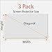 Premium Anti Blue Light and Anti Glare Screen Protector (3 Pack) for 18.5 Inches Widescreen Desktop Monitor. Filter out Blue Light and relieve computer eye strain to help you sleep better