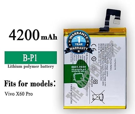 Image of Original B-P1 Battery for Vivo X60 Pro Battery with 1 Year Warranty ***(W00000285)