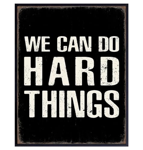 Motivational quote Office Wall Art LARGE 11x14 - We Can
