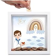 Bilderrahmen Spardose, Sparschwein Sparbüchse Geld Geschenk, Kommunion Konfirmation Taufe Geschen...
