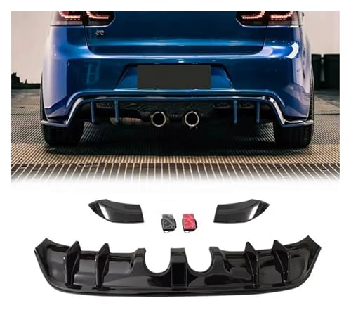 Diffuseur Golf 6 R kit lèvre pare-chocs arrière avec feux de navigation