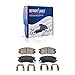 Detroit Axle - Front Brake Kit for 1999-2006 Jeep TJ Wrangler Disc Brake Rotors Ceramic Brakes Pads 2000 2001 2002 2003 2004 2005 Replacement