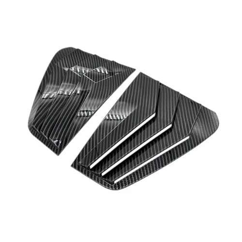 Becquet latéral Golf MK7 ABS carbone pour persienne fenêtre arrière