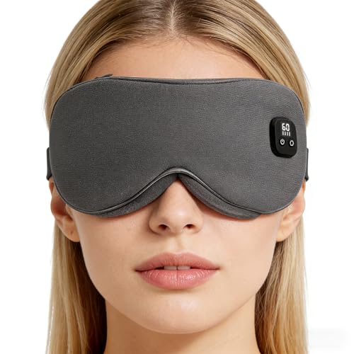 Heated Eye Mask, Warm Eye Compress for Dry Eyes, Blepharitis & Styes, Cordless Eye Heating Pad with...