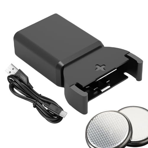 Coinss Buttons - Cargadores de pilas de monedas, baterías de botones, fuente de alimentación confiable, celdas USB recargables eficientes con luz indicadora LED para baterías recargables