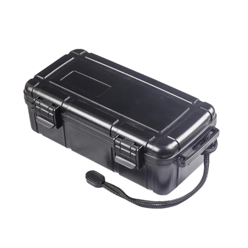 Scatola Per Sigari Impermeabile - Humidor Ermetico In ABS, Custodia A Due Strati Di Grande Capacità, Custodia Sigillata Antiurto, Contenitore Rivestito In Spugna, Organizer Sicuro Da Viaggio | Portasi