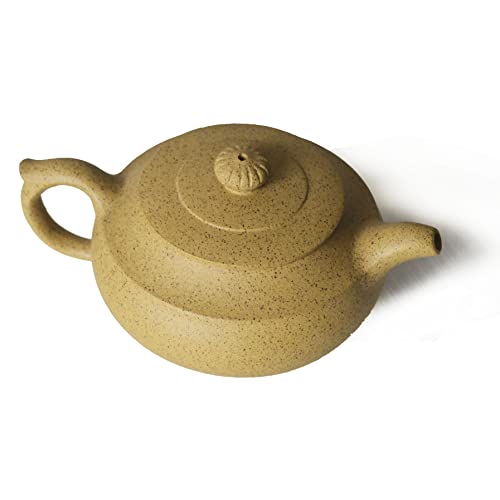 Image of Chinese Zisha Teapot Clay Sesame Mud Tea Pot for Home Office (Hanyun) | yixing clay teapot brew tea leaves Gongfu tea