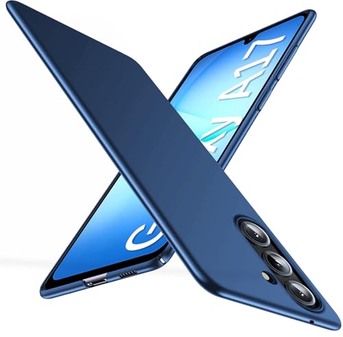 Coque Samsung A17 5G antichoc en plastique dur bleu - Protection fine et élégante