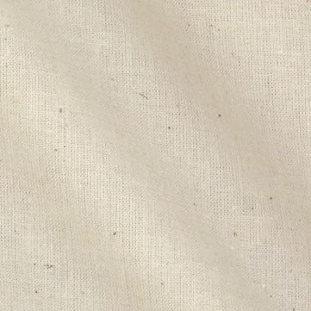 Muslin Natural Fabric 100% Cotton Fabric, 60 Inches Wide - Sold by The Roll (5 Yards)