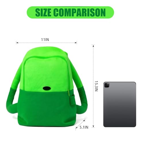 Green Backpack Green Bag Prop for Anime Costume Halloween Costume Cosplay Accessory 6