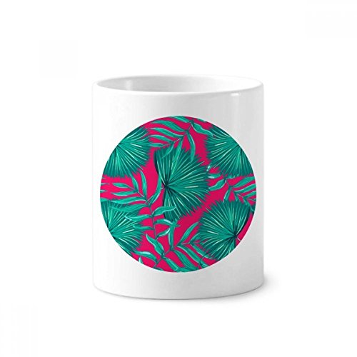 Cadeau tasse céramique blanche motif feuille rose pour anniversaire et fêtes