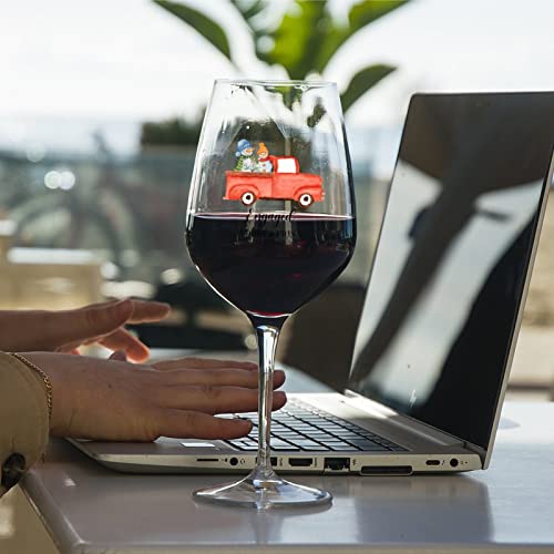 Verres à vin rouge amusants personnalisés pour rompre la routine