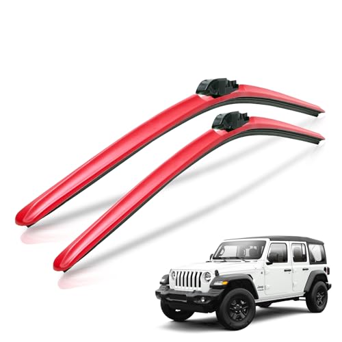 Clix Wipers - Jeep Wrangler & Gladiator Red Windshield