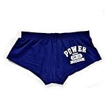 TADUANO Men's Underwear Boxer Trunks Sexy Low Rise Cut Fashion Sports Style(M, Blue)