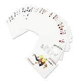 【セット内容】いかさまトランプ×１(54枚、ジョーカー2枚）　【サイズ】横幅約6㎝　縦幅約8.7㎝ 数字が分かる！いかさまトランプ♪裏面をよく見ると数字が書いてあるので、みんなにバレずにいかさまができちゃいます！※ジョーカーには印字がありません。 相手の手札の状況が分かるためポーカーやババ抜きなど様々なゲームで勝ち続けることもできます。 ゲームはもちろん、手品でもお使いいただけます！ A